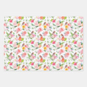 鳥花 ラッピングペーパーシート (正面2)