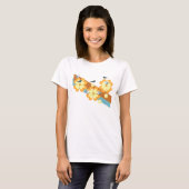 鳥花 Tシャツ (正面フル)