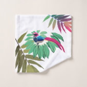 鳥葉 バスタオルセット (ウォッシュタオル)