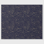 鳥葡萄 ラッピングペーパー (フラット)