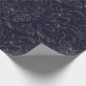 鳥葡萄 ラッピングペーパー (角)