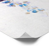 鳥藤の花と渡辺聖亭 ポスター (角)