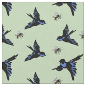 鳥蜂 ファブリック (クローズアップ)