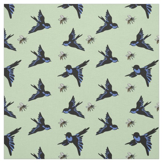 鳥蜂 ファブリック (見本)