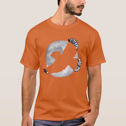 鳥見鳥類鳥類学者バードラバーフリット Tシャツ (正面)