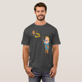 鳥見+鳥類学者+ウィッチャー ギフト 贈り物 フレンド Tシャツ (正面フル)
