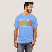 鳥見+鳥+周期表 鳥見バードウォッチング フリー Tシャツ (正面フル)