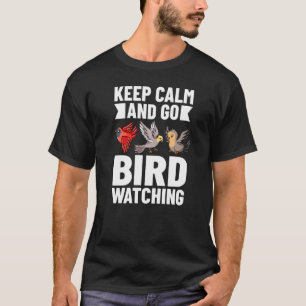 鳥観察野鳥観察双眼カメラ初心者 Tシャツ