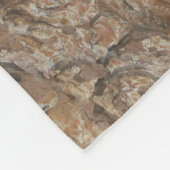 鳥誇りを持ったおたくシルエット素朴ブラウン野鳥観察 フリースブランケット (角)