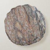 鳥誇りを持ったおたくシルエット素朴抽象芸術 ラウンドクッション (裏面)