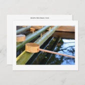 鳥通屋：根津神社、東京はがき ポストカード (正面/裏面)