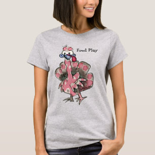 鳥遊漫画ピンクのトルコTシャツ Tシャツ