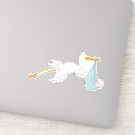 鳥運のかわいい子は男の子 シール