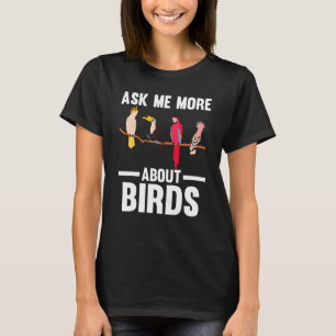 鳥頼の野鳥観察鳥 Tシャツ