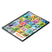 鳥類の鳥類文字 ノートブック (左側)