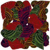 鳥類アールデコ包装紙 ラッピングペーパー