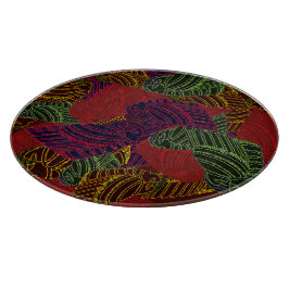 鳥類アールデコ板 カッティングボード