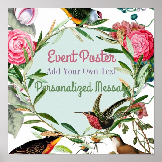 鳥類イベント ポスター (正面)