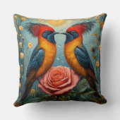 鳥類オーナメント クッション (裏面)