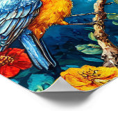 鳥類オーナメント ポスター (角)