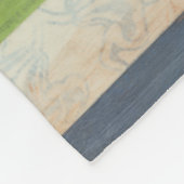 鳥類スクラップブック1 フリースブランケット (角)