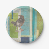 鳥類スクラップブック1 ペーパープレート (正面)