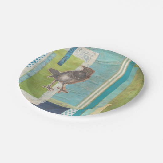 鳥類スクラップブック1 ペーパープレート (アングル)