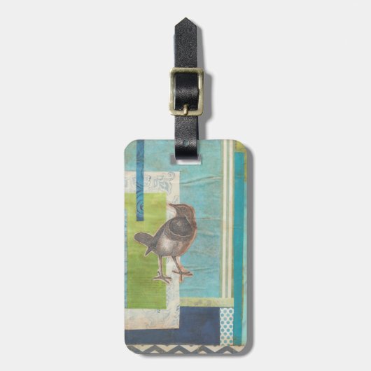 鳥類スクラップブック1 ラゲッジタグ (正面縦)