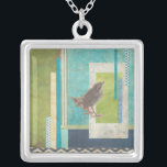 鳥類スクラップブックII シルバープレートネックレス<br><div class="desc">動物</div>