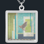 鳥類スクラップブックII シルバープレートネックレス<br><div class="desc">動物</div>