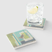 鳥類スクラップブックII ストーンコースター (横)