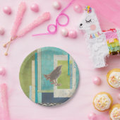 鳥類スクラップブックII ペーパープレート (パーティー)