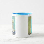 鳥類スクラップブックII マグカップ (中央)