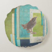 鳥類スクラップブックII ラウンドクッション (裏面)