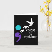 鳥類セミクロモギフト自殺防止認識度 カード (黄色い花)