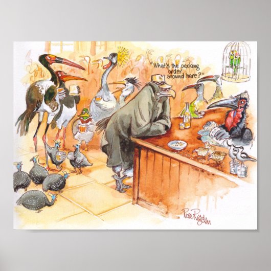 鳥類バー ポスター (正面)