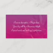 鳥類パラダイス.purple to bc 名刺 (裏面)