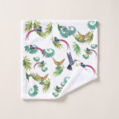 鳥類天国 バスタオルセット (ウォッシュタオル)