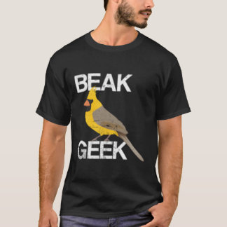 鳥類学者おたくビークギークバードウォッチングバード Tシャツ