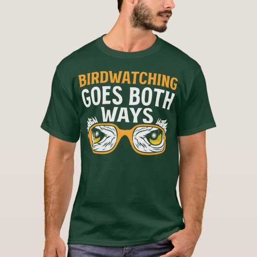 鳥類学者レトロ Tシャツ (正面)