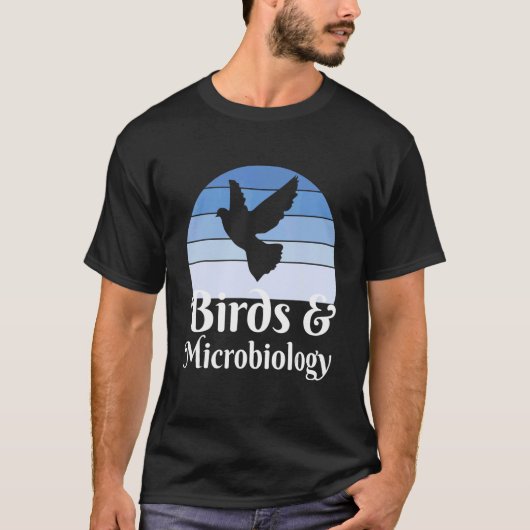 鳥類微生物学 Tシャツ (正面)