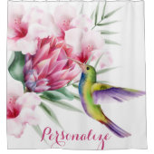 鳥類性カスタム鳥 シャワーカーテン (正面)