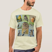 鳥類捕獲人のTシャツ(クイズ1&2)年 Tシャツ (正面)