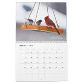 鳥類暦 カレンダー (2月 2026)