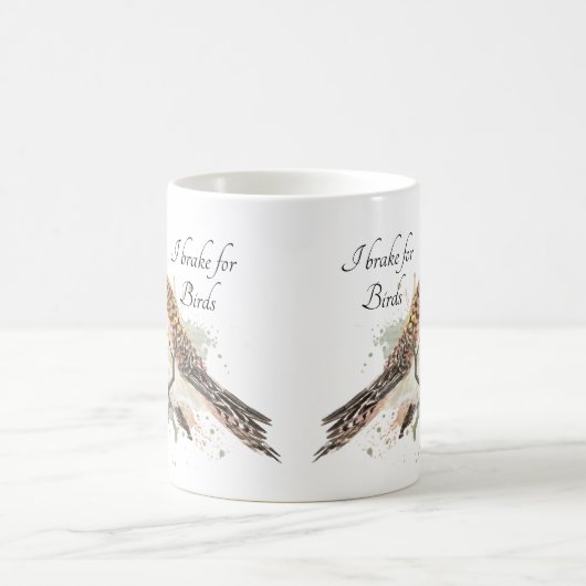 鳥類用ブレーキ引用文野鳥観察ケストレルカップルCoff コーヒーマグカップ (中央)