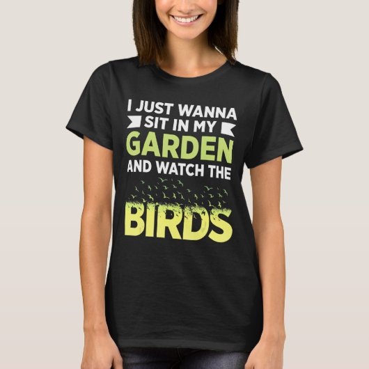 鳥類監視鳥類鳥類専門鳥類鳥類鳥類 Tシャツ (正面)