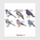 鳥類種セット シール (シート)
