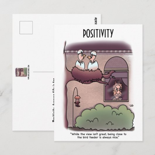 鳥類表示 ポストカード (正面/裏面)