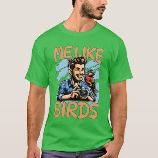 鳥類鳥類学野鳥観察 Tシャツ