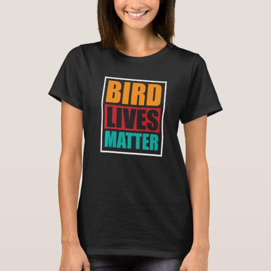 鳥類鳥類生物学者ガーデン・バード Tシャツ (正面)